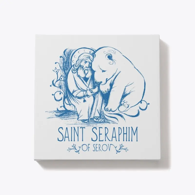 Saint Seraphim and the Bear