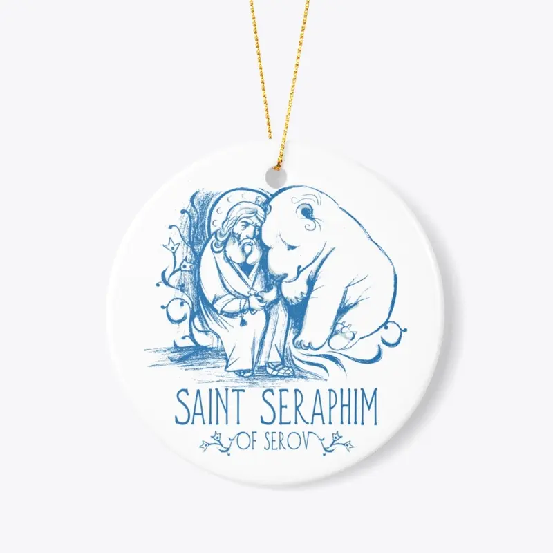 Saint Seraphim and the Bear